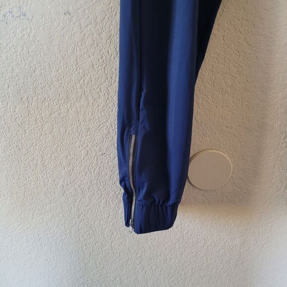 Zyia Active Womens Unwind Jogger Size Medium Navy Blue Athletic Casual Pockets - Picture 7 of 9